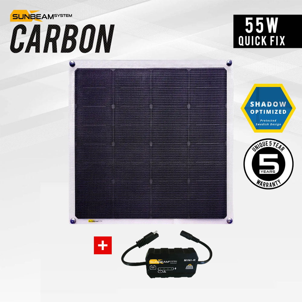 Bande Sunzip carbone pour fixation panneau solaire - Sunbeam Systems